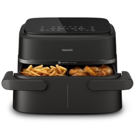 Airfryer Philips Série 1000 Double Tiroir avec Séparateur Amovible - 7,1L, Technologie RapidAir, 10 Modes de Cuisson, 90% de 