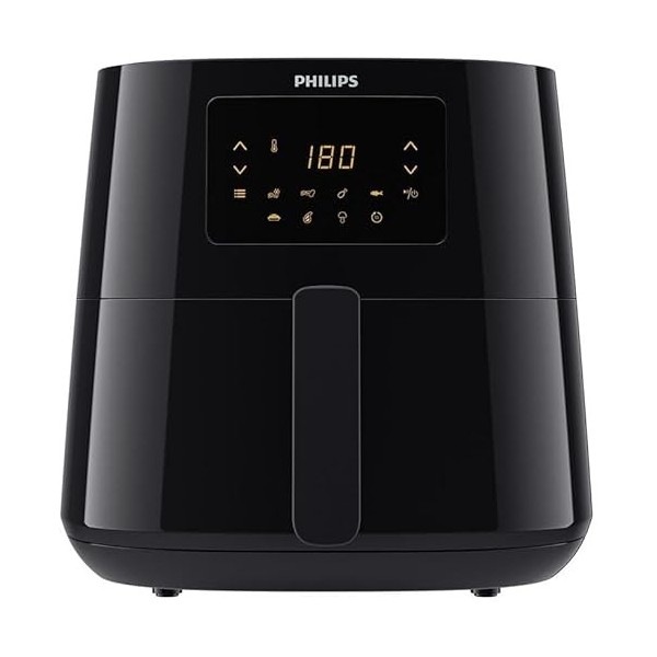 Philips Essential Airfryer XL - 6,2 L, écran tactile, application HomeID avec recettes HD9270/90 et Kit de cuisson Philips 