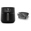 Philips Airfryer Série 5000 XXL, 7,2 L 1,4 kg , 16-en-1, application de recettes HD9285/90 et Kit barbecue pour Airfryer X