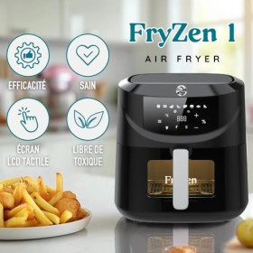 Juanita Fryzen1 Air Fryer 7.6L, AirFryer 2000W, Friteuse à Air 8 Programmes, Freituse Sans Huile avec Écran Tactile LED, Pani