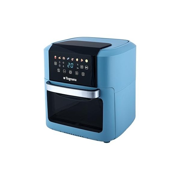 Tognana Iridea, Friteuse et four à air 11 L, Plastique-Acier Inox, Papier à Sucre