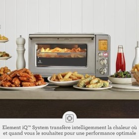 Sage - The Smart Oven Air Fryer - Grille, Cuit, Rôtit, Fait des Frites, Réchauffe et Cuit Lentement - Acier Inoxydable Brossé
