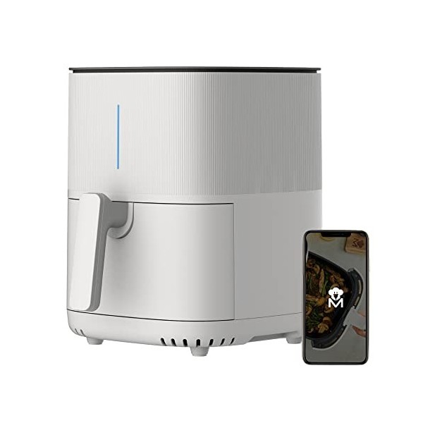 MasterPro FryCook | Kit Friteuse sans huile et auto-cuiseur 1500W et 6L avec Spray à huile | Avec 44 fonctions automatiques |