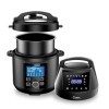 Robot de cuisine 2 en 1, cocotte programmable Foodie Pot et friteuse sans huile Foodie Fryer Lid, 9 appareils en 1, capacité 