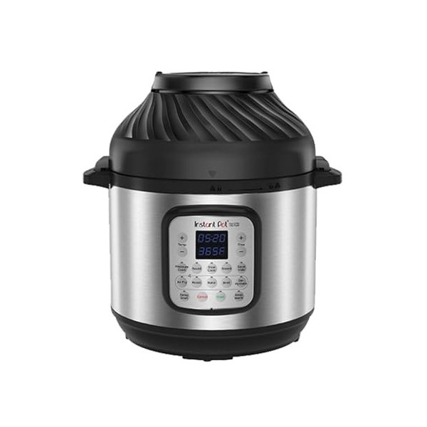Instant Pot Pro Effet Croustillant, Multicuiseur 11 en 1 - Autocuiseur, Friteuse à Air, Cuisson Lente, Cuisson Vapeur, Foncti