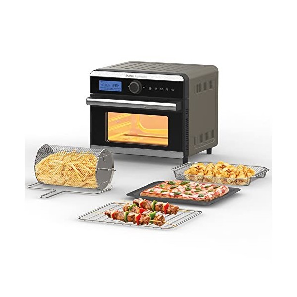 Imetec Friggileggero, Friteuse à Air Multifonctions 12 Programmes, Chauffage Rapide, 18 L, 1550 W, Commandes Numériques, Pani