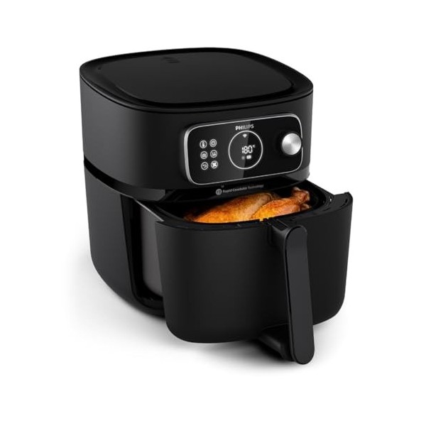 Philips Airfryer Combi 7000 Series XXL - 8,3 L 2 kg , Airfryer 22 en 1, Connexion WiFi, 99% de graisses en moins** avec Rapi