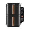 NINJA Double Stack XL Air Fryer, Friteuse sans huile Verticale Double Tiroir 4 Niveaux de Cuisson, 2 Tiroirs, 2 Grilles, Capa