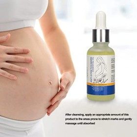 Huile de Soin de Grossesse Huile Anti-vergetures Huile de Soin, Cosmétique Naturelle Massage Huile de Grossesse pour Prévenir