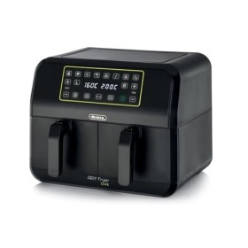 Ariete 4623 Airy Fryer Dual Friteuse à air avec double panier, 1700 W, capacité 8 L, 3 fonctions de cuisson, panneau numériqu