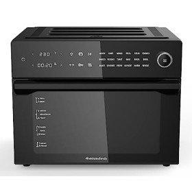 Melchioni Family | Heißluftfritteuse mit 30 Liter Kapazität BENEDETTA, Digitales Display, Dual Cook Funktion, Air Fryer mit 1