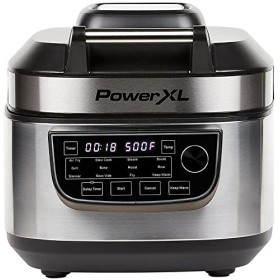PowerXL Multicooker - Réchaud 12 en 1 avec fonction Air Fryer - pour rôtir, cuire, frire et comme gril électrique - accessoir