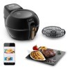 Tefal Actifry & Grill Genius Friteuse sans huile, Fonction grill, 9 menus automatiques, Grille incluse, Livre de recettes num