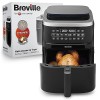 Breville Halo Friteuse sans huile vapeur - Friteuse sans huile numérique 7 l avec technologie SteamFry - 1 700 W - Noir [VDF1