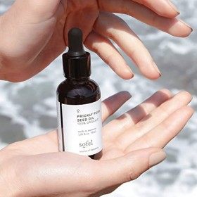 HUILE DE PEPINS DE FIGUE DE BARBARIE Sofel 100% Pure et Biologique I Pressée à froid I Hydratante et Nourrissante I Soin Régé