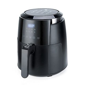 Wilfa Friteuse à air Chaud CRISPIER – réglage de la température Variable jusquà 200 degrés Celsius, capacité 3,5 litres, Noi