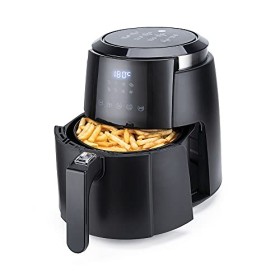 Wilfa Friteuse à air Chaud CRISPIER – réglage de la température Variable jusquà 200 degrés Celsius, capacité 3,5 litres, Noi