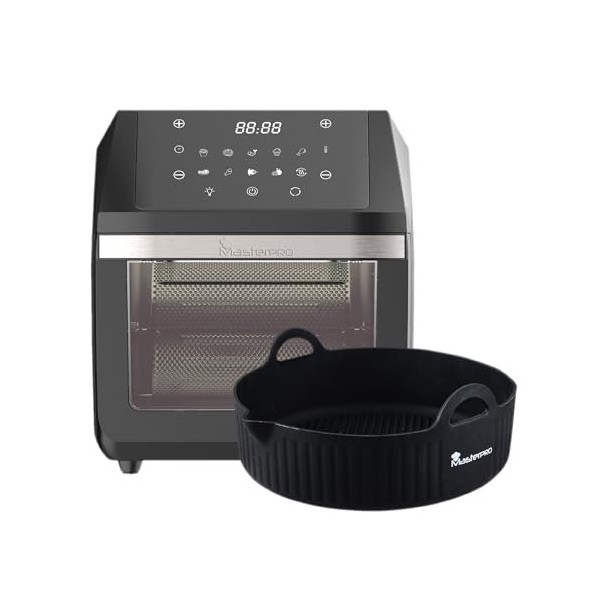 MasterPRO Roket 1100 - Fryer à air sans huile et four - Capacité de 11L - Power 1800W - Écran LED Touch - Température réglabl