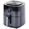 Friteuse à air chaud Arzum 6L noire, 8 programmes de cuisson prédéfinis Airfryer sans huile, friture saine, durée et températ