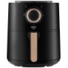 Friteuse à air chaud Arzum 6L noire, 8 programmes de cuisson prédéfinis Airfryer sans huile, friture saine, durée et températ...