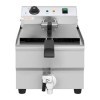 Royal Catering Friteuse Électrique De Restaurant Simple Professionnelle RCEF-13EHB 3 200 W, Capacité Totale De 13L, Volume D