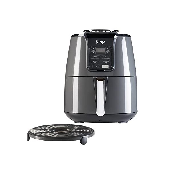 NINJA Air Fryer PRO Friteuse 4,7L, 1 tiroir, 4-en-1, sans huile, rôtir, réchauffer, déshydrater, cuire 1 à 2 portions, à part