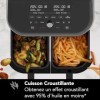 Instant Pot Vortex Plus, Friteuse sans Huile Double Compartiment et Vitre Transparente - 8 Programmes de Cuissons, Friteuse à