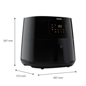 Airfryer Philips Série 3000 XL, 6.2L 1.2Kg , Airfryer 14 en 1, 90% de graisse en moins grâce à la technologie Rapid Air, Dig