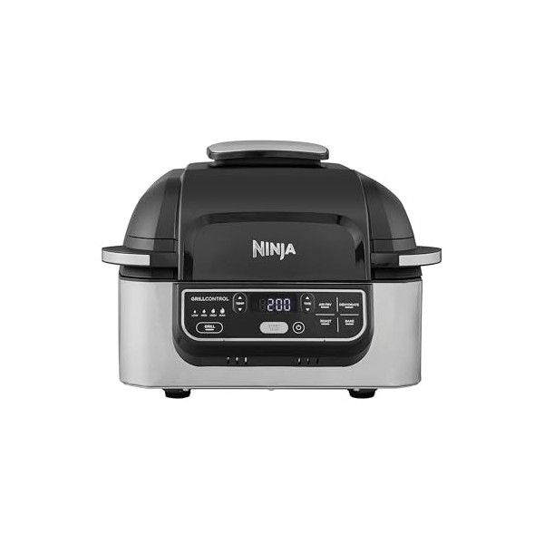 Ninja Foodi Grill & Air Fryer, 5,7L, 5 Fonctions de Cuisson Air Fry, Grille, Cuit, Rotis et bien plus, Pièces Lavables au Lav