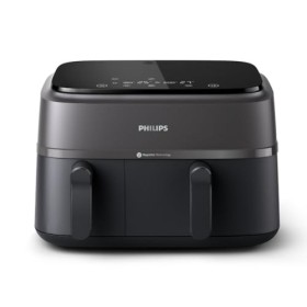 Philips Dual basket Airfryer - Cuisson saine, rapide et polyvalente, capacité de 9 litres, écran tactile, conception à deux t