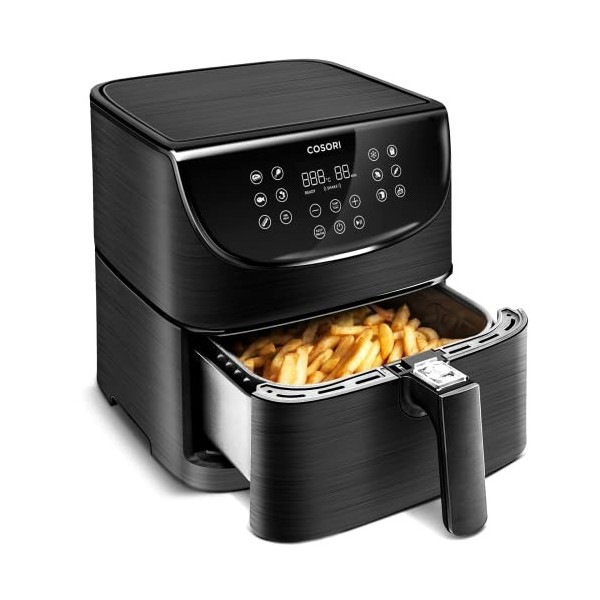 COSORI Friteuse sans Huile 3,5L, Friteuse à Air Chaude avec 11 Programmes, Fonction de Maintien au Chaud & Préchauffage & Acc