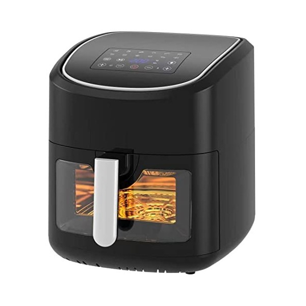 Melchioni Family | Friteuse à Air GAIA, Capacité 8L/2,5kg, Ecran Tactile, Minuterie 1/60 Minutes, 13 Programmes Préréglés, 50