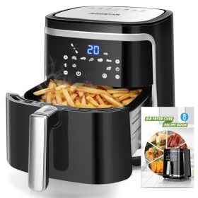 Aigostar Friteuse à air sans huile de 7L, XXL, Jusquà 10 personnes, 1900W. 7 Programmes automatiques, Air Fryer, Ecran tacti