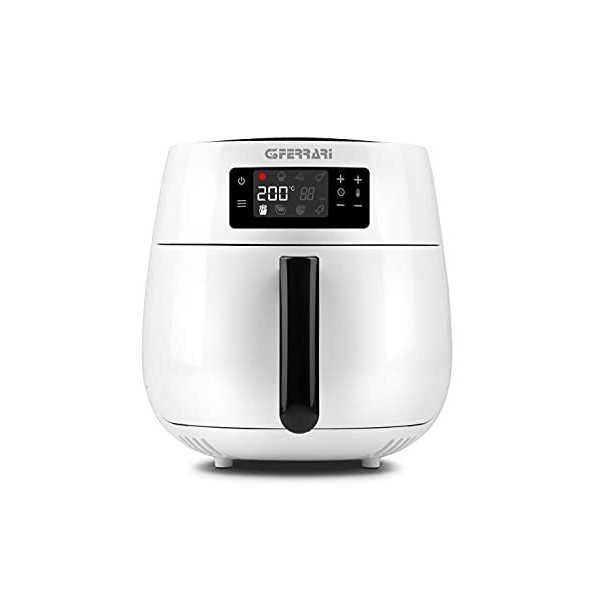 G3 Ferrari G10143 Friggisano facile, Friteuse à Air, 4 Litres, 1400W, Blanc/Noir