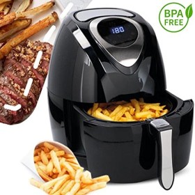 Cuisinier Deluxe 8711252068664 AirFryer/Friteuse à air Chaud avec écran LCD 3.2L , 1400 W, 3.2 liters