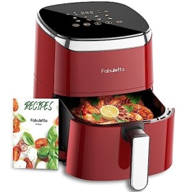 Fabuletta Friteuse sans Huile 4L, Air fryer 1680W, Friteuse à Air Chaud avec 9 Programmes, 65 à 230 °C, Température réglable,