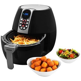 MEDION Air Fryer E10 S Friteuse sans huile à air chaud, capacité 4 L, 1500 W, 8 programmes automatiques, régulation de la te