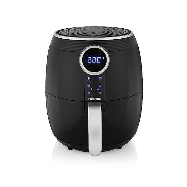 Tristar Friteuse sans huile Airfryer FR-6956-500 g de frites - 4,5 L - Panneau de contrôle digital, Noir