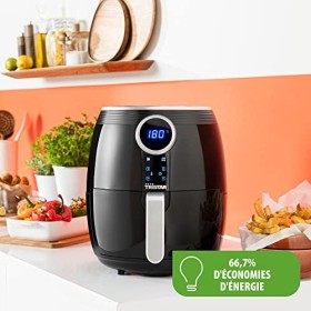 Tristar Friteuse sans huile Airfryer FR-6956-500 g de frites - 4,5 L - Panneau de contrôle digital, Noir