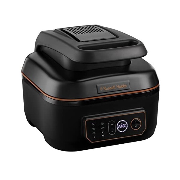 Russell Hobbs Air Fryer XL 5,5l [Multicuiseur & Gril 7en1] Friteuse sans huile Rapid Air grille, cuit, rôti, pizza surgelée 
