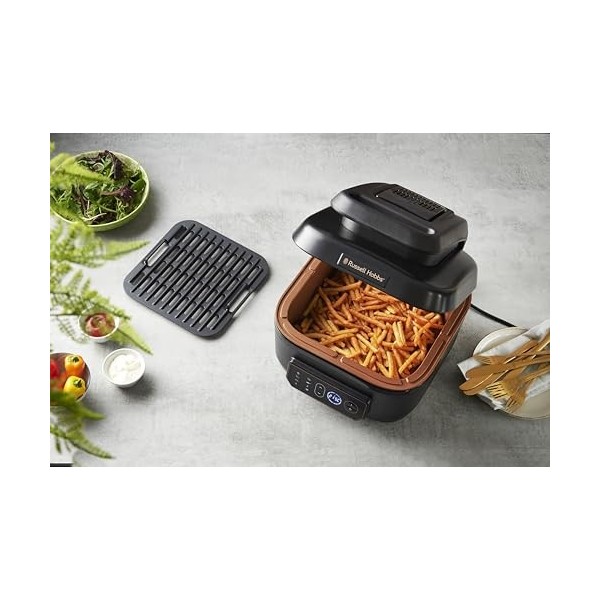 Russell Hobbs Air Fryer XL 5,5l [Multicuiseur & Gril 7en1] Friteuse sans huile Rapid Air grille, cuit, rôti, pizza surgelée 