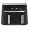 Tefal Dual Friteuse sans huile, Capacité 8.3 L, 2 tiroirs de 5.2 L et 3.1 L, 7 programmes automatiques, Ecran digital, air fr