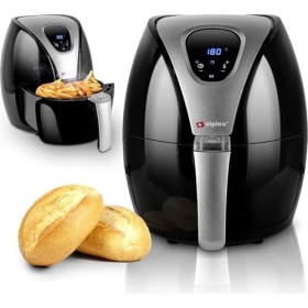 alpina Friteuse sans Huile - Air Fryer - Frire, Griller, Rôtir et Frire - jusquà 80% de Graisse en Moins - Friteuse Électriq
