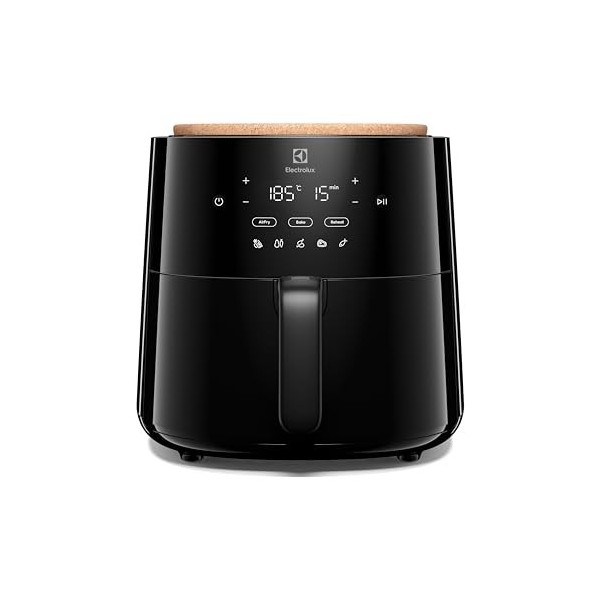 Electrolux Friteuse à air EAF5B – Capacité 5L – Friteuse à air Revêtement antiadhésif – 1500 W – 8 programmes prédéfinis – Pa