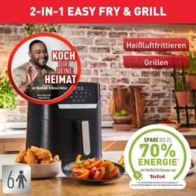 Tefal EY5058 Easy Fry & Grill Precision Friteuse à air chaud, technologie 2 en 1 friteuse à air chaud et grill , avec écran 