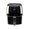 MasterChef Friteuse Sans Huile 4,5L Air Fryer pour 2-4 Personnes, Friteuse à air Chaud, avec Ecran LCD Numerique, 7 Programme
