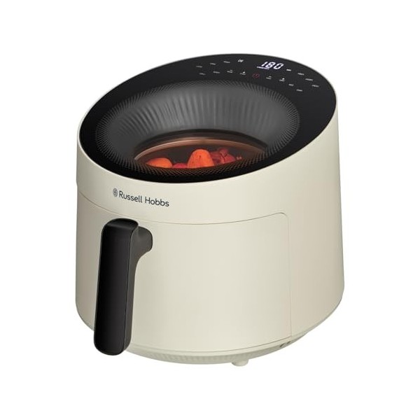 Russell Hobbs Air Fryer 5L [10 programmes avec fenêtre de contrôle] Friteuse sans huile Rapid Air cuit, grille, rôtit & plus