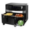 Emerio AirFryer AF-126672.4 Friteuse numérique à air chaud double avec air chaud sans huile supplémentaire, volume 2 x 5,0 l,