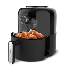 Cecotec Friteuse sans Huile Cecofry Compact 2000 Touch. 1200 W, Diététique, Numerique et Compacte, 1,9 L de Capacité, Thermos