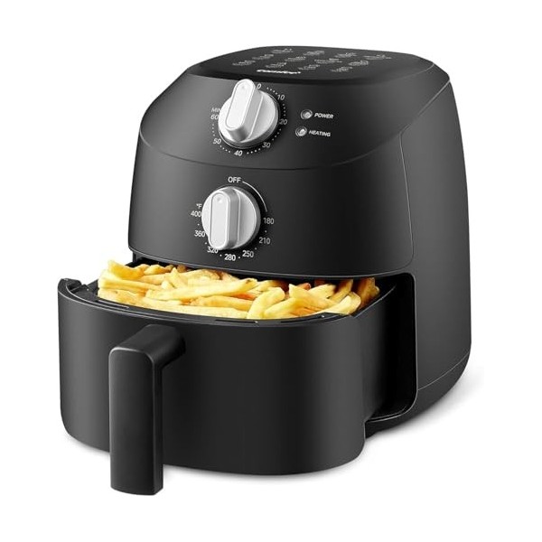 Midea Friteuse à Air 2L, 1150W, Cuisson Sans Huile, Friteuse à Air avec Arrêt Automatique, Nettoyage Facile, Sans BPA
